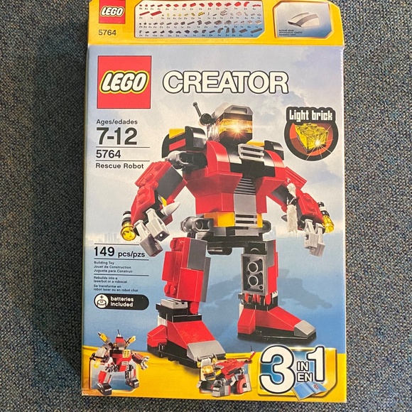 LEGO 3 in 1 Creator Rescue Robot Dog 5764 Bricks & Instruction Manuals - Picture 2 of 13